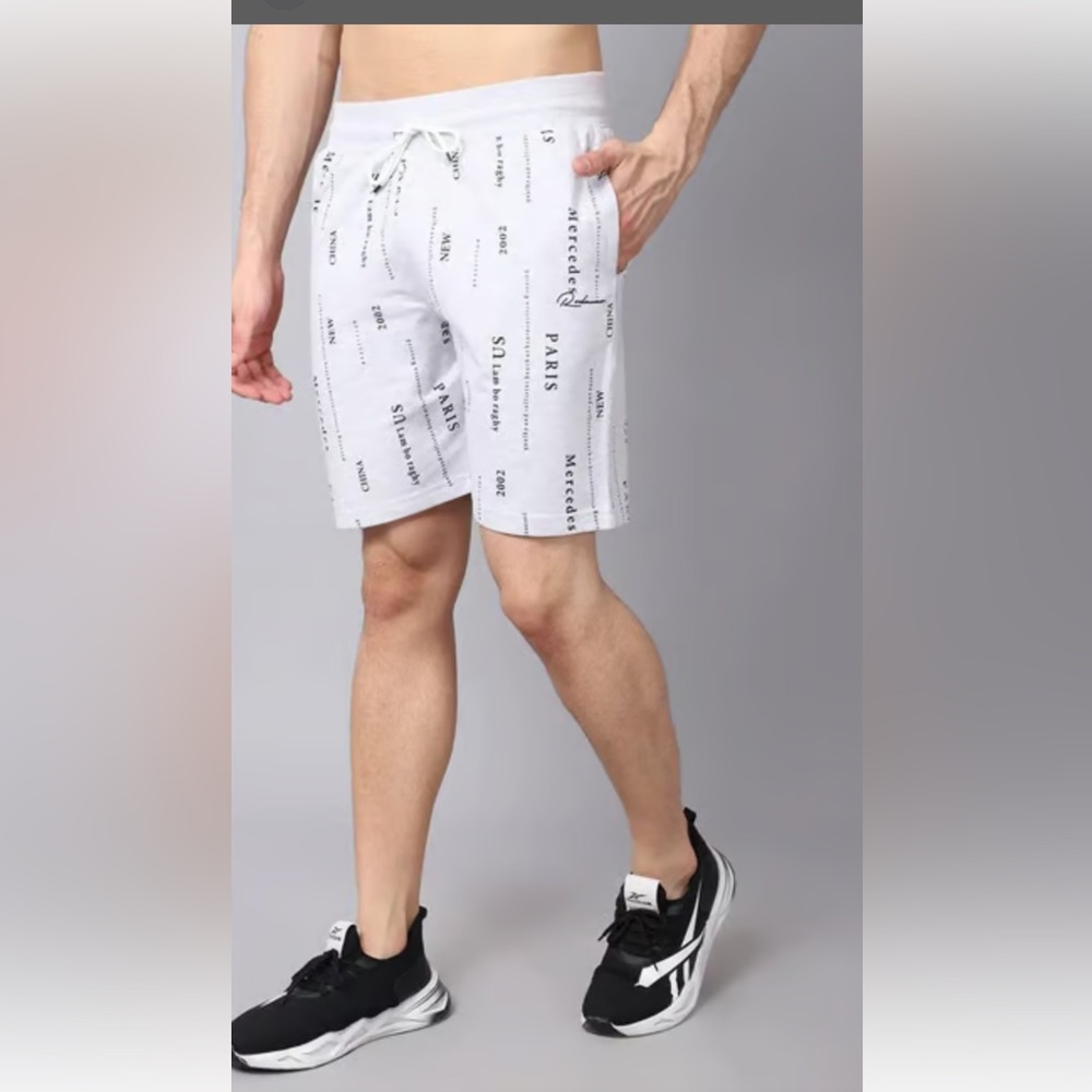 Sonneti London White Graphic Print Shorts